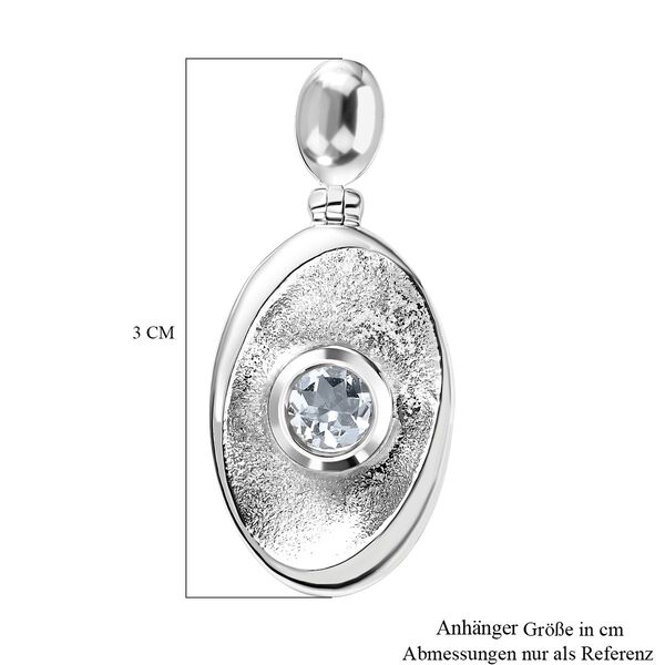 AA Aquamarin Anh&auml;nger, ca. 0,43 ct. image number 7